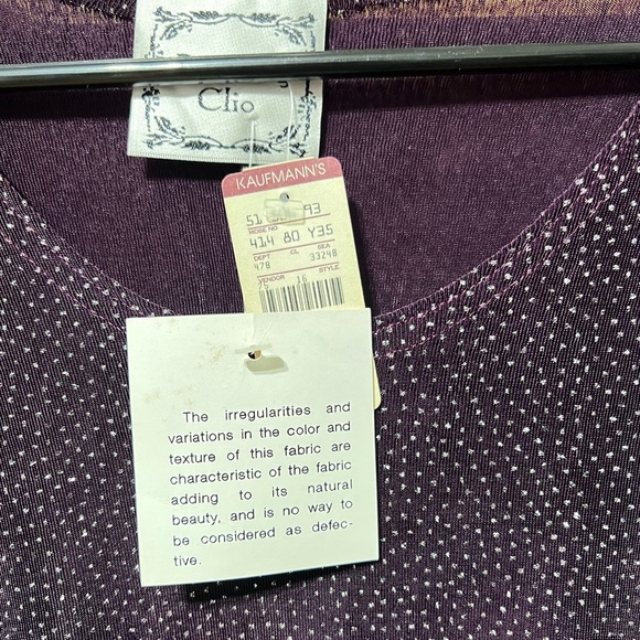 Dressing Clio Purple & Silver Sparkle Dress – Size M - Picture 3 of 5